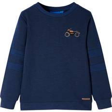 122/128 Sonstige Sets vidaXL Kinder Sweatshirt - Marineblau Melange