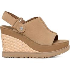 Brown - Women Heeled Sandals UGG Abbot Adjustable Slide - Sand