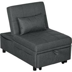 Homcom Extendable Grey Armchair 81cm