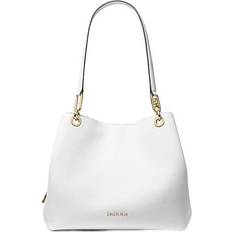 Michael Kors Kensington Large Pebbled Leather Tote Bag - Optic White