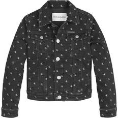 Calvin Klein Ytterkläder Calvin Klein Mini Monogram Stretch Jeansjacka -
