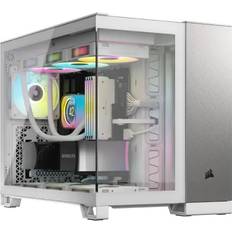 Corsair 2500X Micro Dual Chamber PC Case White/Satin