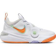 Sport Shoes Nike Team Hustle D 11 GSV - White/Vapor Green/Purple Pulse/Total Orange