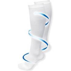 Northix Miracle Socks Compressiekousen - Wit
