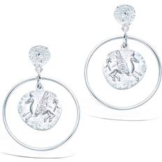 Smycken Les Trésors de Lily Silver Earrings Ancient Greece - Silver