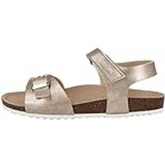 Rose Gold Children's Shoes Geox Adriel Girls Sandal,Rose Gold,34