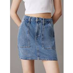 Calvin Klein Cotton Skirts Calvin Klein Denim Mini Skirt - Light Wash