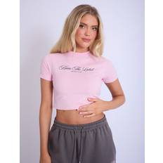 The Label Baby Tee Baby Pink