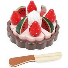 Kage legetøj Magni Watermelon & Chocolate Cake with Velcro