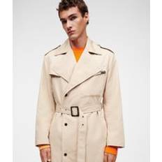 Men - Trenchcoats Karl Lagerfeld Trench Coat With Belt, Man, Sandstone