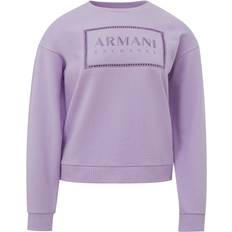 Armani Exchange Dame Sweatere Armani Exchange Sweatshirt Purple