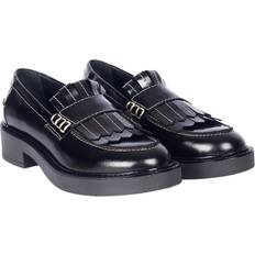 Angulus Chunky Penny Loafer med Frynser Dam Loafers