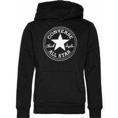 Fleece Hoodies Converse Po-Pull-Over Hoody Sweatshirt - Sort/Hvid