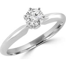 Majesty Diamonds Diamond 6-Prong Engagement Promise Ring 10K