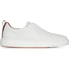 Santoni Sneakers Santoni Läder Slip-On Sneakers - Vit