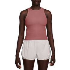 Nylon Singleter Nike Zenvy Rib Dri-FIT Tanktop - Pink