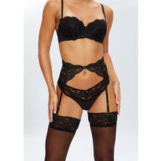 Svarta Strumpebandshållare Ann Summers Sexy Lace Planet Suspender Belt Black