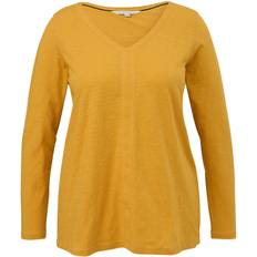 Gelb Hemden s.Oliver Longsleeve mit Teilungsnaht, Damen, gelb