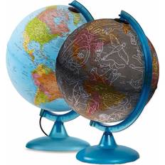 Cities Science & Magic Waypoint Geographic Earth & Sky Globe 10" Diameter Globe for Kids (Blue)