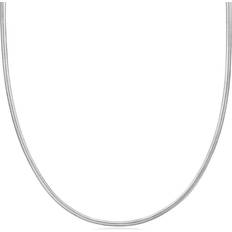 Smycken Ania Haie FLAT SNAKE NECKLACE N057-03H