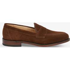Loake Suede Penny brown