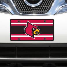 Stockdale Louisville Cardinals Super Stripe Acrylic Laser-Cut License Plate