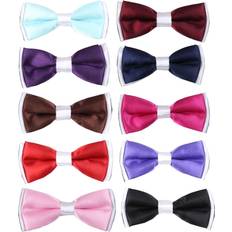 Ties & Bow Ties Children's Clothing Sirri Boys adjustable pre-tied neck strap kids wedding party bow tie in multicolored