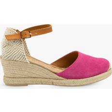 Red - Woman Espadrilles Ravel Suede Leather Espadrilles On Rope Wedges Unit