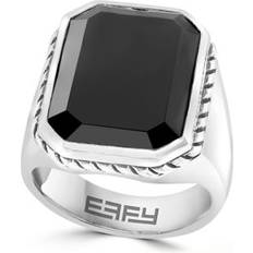 Effy Jewelry Effy Men's Onyx Ring in Sterling Silver Sterling Silver