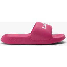 Lacoste Women's Serve Slide 1.0 Pink & White