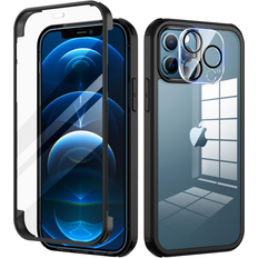 Echogear Seacosmo iphone 12 pro max case 6.7 inch, full-body shockproof case with built-i