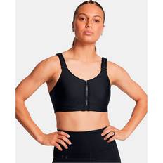 Under Armour C Bras Under Armour Women's Infinity 2.0 High Zip Sports Bra Black Black D-DD