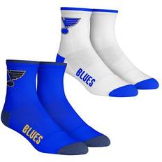 L Socks Rock Em Socks Youth St. Louis Blues Core 2-Pack Quarter Length Set