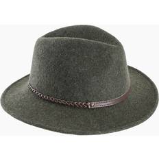 Barbour Gröna Hattar Barbour Tack Womens Fedora Hat - Olive