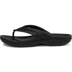 Slippers Crocs Via Flips Sandals Black Sandals Men's 12, Women's Medium