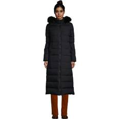 Lands' End Coats Lands' End Wms Maxi Down Coat Black Tall