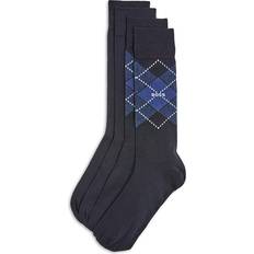 Underwear BOSS Cotton Blend Dress Crew Socks, Pack of Dark Blue 7-13