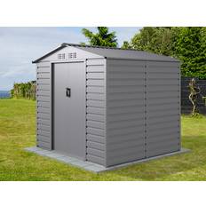 Dancover Redskapsbod Trädgårdsskjul 2.13x1.91x1.90m Aluminium Grå (Byggnadsarea )