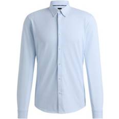 HUGO BOSS Shirts HUGO BOSS Men's Performance Slim-Fit Dress Shirt Light/Pastel Blue