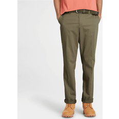 Timberland Herr Byxor & Shorts Timberland Timberland Squam Lake Stretch Chinos for Men in Dark Green, Man, Green, Men Apparel Chinos Casual Style