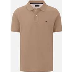 Fynch-Hatton Men's Men's Supima Basic Polo Sand Cream/Brown 44/Regular