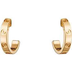 Cartier Yellow Gold Love Hoop Earrings gold One