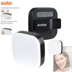Godox Godox ledm 32 ledet lys innebygd litiumbatteri justerbar lys bærbar mini selfie mobiltelefonbelysning til smarttelefon