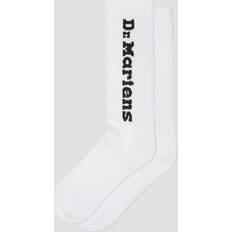 Dr. Martens Vertical Logo Cotton Blend Socks Black White S/M