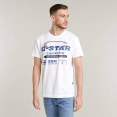 G-Star RAW Men Star Graphic T-Shirt White