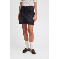 Ichi Dam Kjolar Ichi Denim Skirt for Women Aveny - Noir