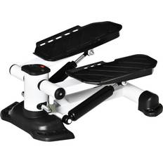 Trappemaskiner Homcom Mini Stepper Minibike Metal ABS White+Black