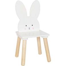 Den Zitmeubelen Jabadabado Kinderstoel Bunny Wit