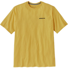 Patagonia Men T-shirts & Tank Tops Patagonia Men's P-6 Logo Responsibili-Tee - Milled Yellow