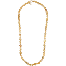 Citrine Necklaces Dolce & Gabbana Sautoir Anna Necklace - Gold/Citrine